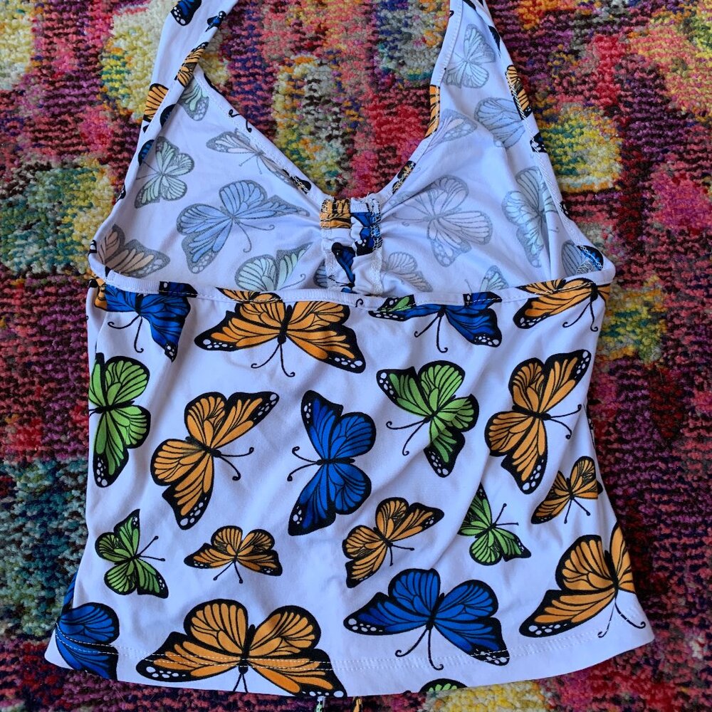 Butterfly Crop Top Rue 21 - Picture 2 of 3